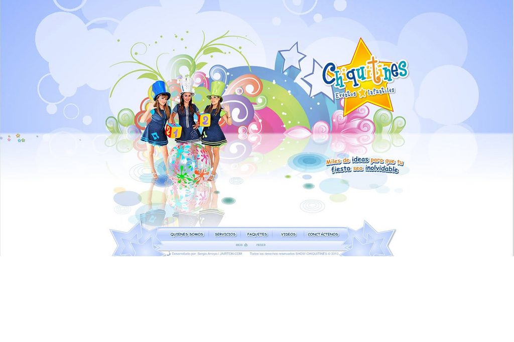 web del 2010 de show chiquitines