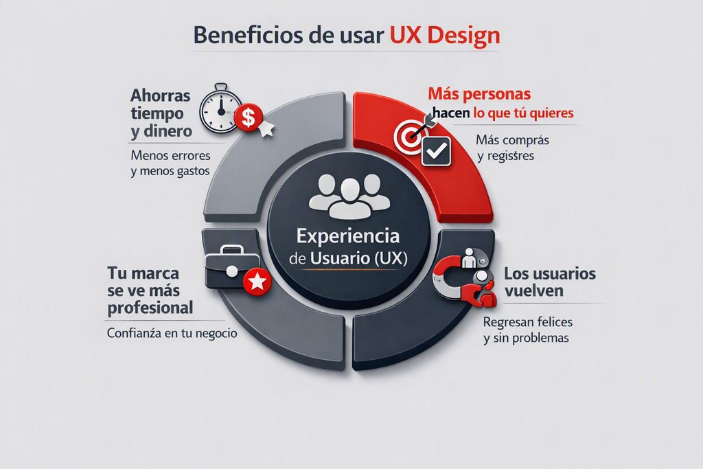 Beneficios de usar Diseño UX 