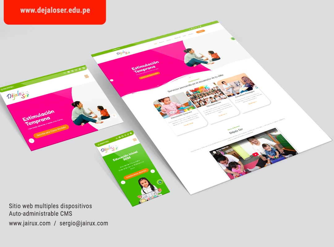 web dejaloser.edu.pe